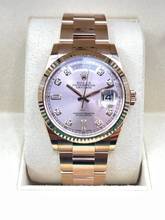  Rolex Day-Date 36 Pink Sundust Diamond Dial NEW UNWORN 2022 Full Set Box&Papers 