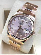 Thumbnail von Rolex Day-Date 36 Pink Sundust Diamond Dial NEW UNWORN 2022 Full Set Box&Papers