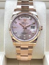Thumbnail von Rolex Day-Date 36 Pink Sundust Diamond Dial NEW UNWORN 2022 Full Set Box&Papers