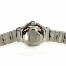 Thumbnail von Cartier Santos Octagon 25mm Automatic 2 Tone 0.32TCW Diamond Watch </h1>