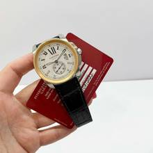 Thumbnail von Cartier Calibre de Cartier Ouro Rosé & Aço 42mm 2022 Completo