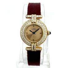 Thumbnail von Cartier VERMEIL COLISÈE Quartz GoldPlated Argent Watch 0.89TCW Diamonds </h1>