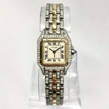 Thumbnail von Cartier Panthère 23mm 1 Row Gold 2.10TCW Diamond Bezel/Bracelet Watch </h1>