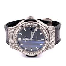 Thumbnail von Hublot Classic Fusion 38mm Automatic Titanium 1.83TCW Diamond Watch Skeleton Backcase </h1>