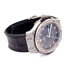 Thumbnail von Hublot Classic Fusion 38mm Automatic Titanium 1.83TCW Diamond Watch Skeleton Backcase </h1>