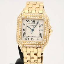 Thumbnail von Cartier Panthère 27mm 18K Yellow Gold 1.3TCW Diamond Watch </h1>