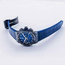 Thumbnail von Hublot Classic Fusion 521.CM.7170.LR - Classic Fusion Ceramic Blue Chronograph Automatic Blue Dial Men's Watch </h1>