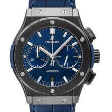 Thumbnail von Hublot Classic Fusion 521.CM.7170.LR - Classic Fusion Ceramic Blue Chronograph Automatic Blue Dial Men's Watch </h1>
