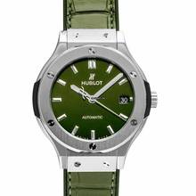  Hublot Classic Fusion 565.NX.8970.LR - Classic Fusion Automatic Green Dial Titanium Men's Watch </h1> 