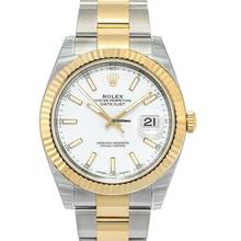  Rolex Datejust 41 126333 - Datejust 41 Rolesor Yellow Fluted / Oyster / White </h1> 
