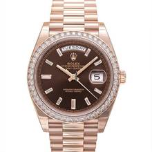  Rolex Day-Date 40 228345RBR - Day-Date 40 Everose Diamond / Chocolate Diamond </h1> 