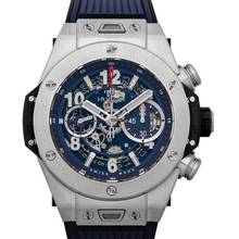 Thumbnail von Hublot Big Bang 411.NX.5179.RX - Big Bang Automatic Blue Dial Titanium Men's Watch </h1>