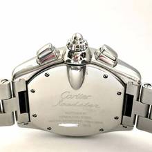 Thumbnail von Cartier Roadster Chronograph 2618 Automatic 42mm Steel ~2.5TCW DIAMOND Watch </h1>