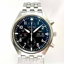 Thumbnail von IWC Fliegeruhr Chronograph SCHAFFHAUSEN PILOT Chronograph Day Date Automatic 42mm Steel Watch </h1>