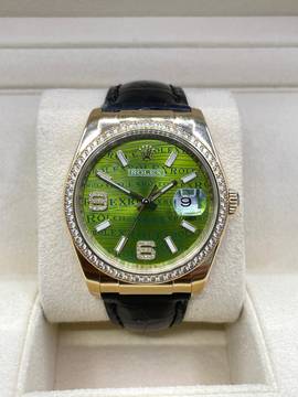 Rolex Datejust 36 Rare&special GREEN Diamond Dial all Original Factory Diamonds Box&Papers 