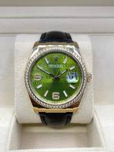  Rolex Datejust 36 Rare&special GREEN Diamond Dial all Original Factory Diamonds Box&Papers 
