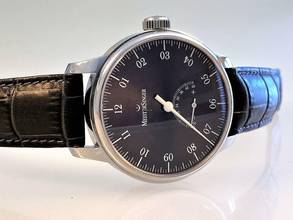  Meistersinger Unomatik UM207 ZB grau Lederarmband grau mit Faltschließe deutsche Auslieferung </h1> 