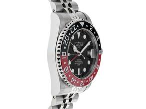 Thumbnail von Davosa Ternos Professional TT GMT Stahl Keramik schwarz rot Automatik Armband Stahl 42mm Box&Pap. Full Set Neu