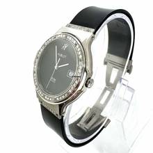 Thumbnail von Hublot MDM 1523 36mm Quartz Steel 1.10TCW DIAMOND Watch </h1>