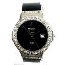  Hublot MDM 1523 36mm Quartz Steel 1.10TCW DIAMOND Watch </h1> 