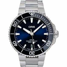  Oris Aquis 01 733 7766 4135-07 8 22 05PEB - Aquis Automatic Blue Dial Stainless Steel Men's Watch </h1> 