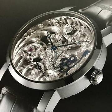  Benzinger Skelett Vollskelett Floral Classic weiss PVD 