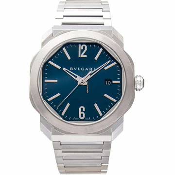  Bulgari Octo 102856 - Octo Roma Blue Steel 41mm OC41C3SSD </h1> 