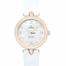 Thumbnail von Omega De Ville Prestige 424.58.27.60.55.002 - De Ville Quartz White Dial 18kt Rose Gold Ladies Watch </h1>