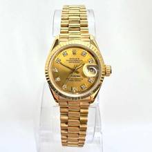 Thumbnail von Rolex Datejust 26mm 18K Yellow Gold Watch FACTORY DIAMOND Dial </h1>