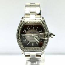 Thumbnail von Cartier Roadster 2510 Automatic 38mm Steel ~1.5TCW DIAMOND Watch </h1>