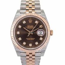Thumbnail von Rolex Datejust 41 126331 G - Datejust 41 Rolesor Everose Fluted / Jubilee / Chocolate Diamond </h1>