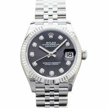 Thumbnail von Rolex Datejust 31 278274-0008 - Datejust Automatic Grey Dial Stainless Steel and White Gold Ladies Watch </h1>