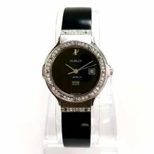  Hublot MDM 1390 Quartz Steel 28mm Watch 0.48TCW DIAMONDS </h1> 