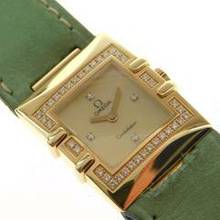 Thumbnail von Omega Constellation 18 Karat Gelbgold mit original Brillantbesatz M.O.P im Traumzustand 24 mm
