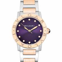 Thumbnail von Bulgari Bulgari 102622 - Bvlgari Bvlgari Automatic Purple Dial 18kt Rose Gold Ladies Watch </h1>