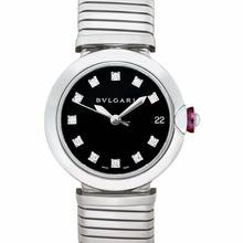  Bulgari Lucea LU33BSSD/11.T - Lucea Automatic Black Dial Stainless Steel Ladies Watch </h1> 