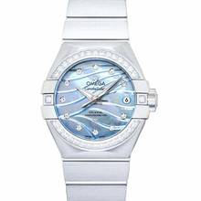 Thumbnail von Omega Constellation Ladies 123.15.27.20.57.001 - Constellation Automatic Blue Dial Stainless Steel Ladies Watch </h1>