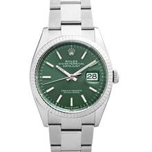 Thumbnail von Rolex Datejust 36 126234-0052 - Datejust Automatic Green Dial 18kt White Gold Men's Watch </h1>