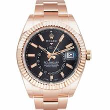 Thumbnail von Rolex Sky-Dweller 326935 - Sky-Dweller Dark Rhodium Automatic Men's 18kt Everrose Gold Oyster Watch 326935DR </h1>
