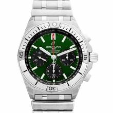 Thumbnail von Breitling Chronomat AB0134101L1A1 - Chronomat Automatic Green Dial Stainless Steel Men's Watch </h1>