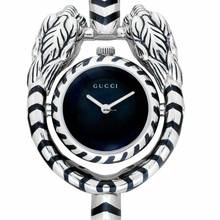  Gucci YA149501 - Dionysus Quartz Black Dial Stainless Steel Ladies Watch </h1> 