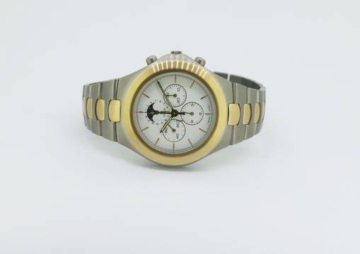  Omega Speedmaster Teutonic Mondphasen Chronograph Titan / 18Karat Gold TA 345.0810 