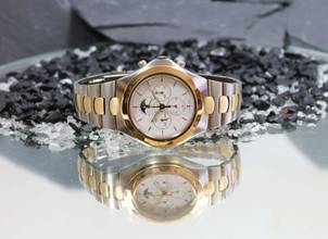Thumbnail von Omega Speedmaster Teutonic Mondphasen Chronograph Titan / 18Karat Gold TA 345.0810