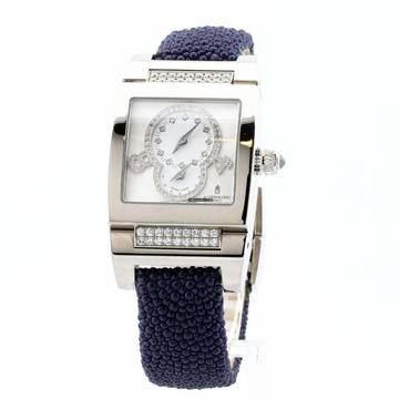  De Grisogono Instrumento N°UNO Uno Dual Time 750/18K Weißgold Automatik 29 x 49 mm </h1> 
