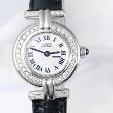 Thumbnail von Cartier VERMEIL COLISÈE 925 Silver 0.61TCW Diamond Watch </h1>