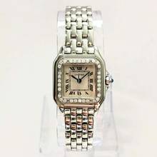 Thumbnail von Cartier Panthère 23mm Quartz Steel 0.32TCW DIAMOND Watch </h1>