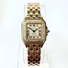 Thumbnail von Cartier Panthère 23mm 18K Yellow Gold ~0.4TCW DIAMOND Watch </h1>