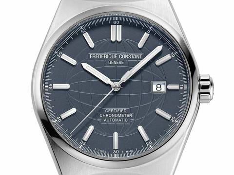  Frederique Constant Highlife Automatic COSC Stahl Automatik Chronometer Armband Stahl 41mm Ref.FC-303BL4NH6B Box&Pap. Full Set Neu  