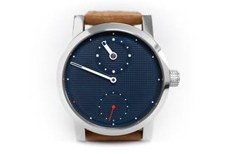  Clockwheels Uhrrad 01 Regulator Blue handmade 