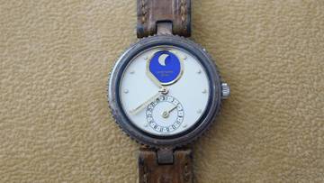  Gérald Genta Gefica Lady Moonwatch Bronze 26 mm mit Mondphase und Kalender </h1> 